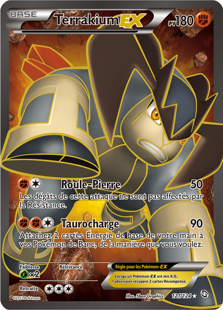Terrakium EX - NB Dragons Exaltés - 121 - EX Full Art