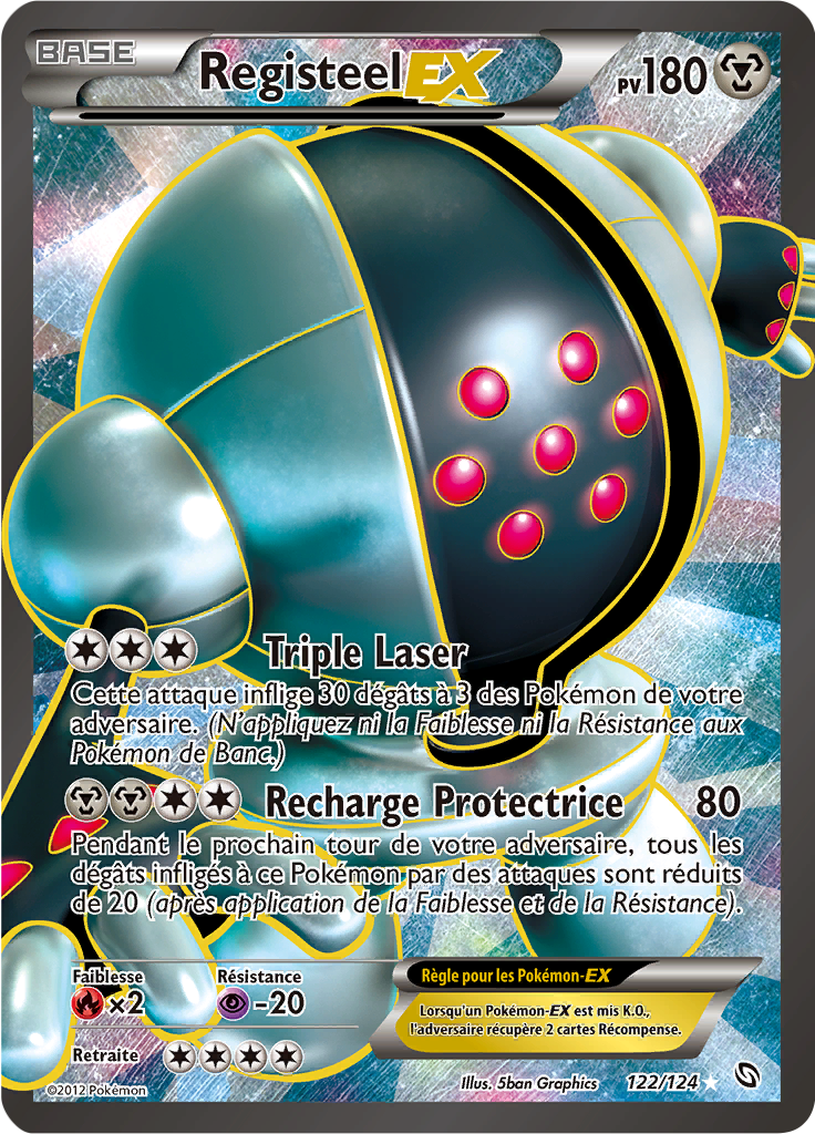 Registeel EX - NB Dragons Exaltés - 122 - EX Full Art