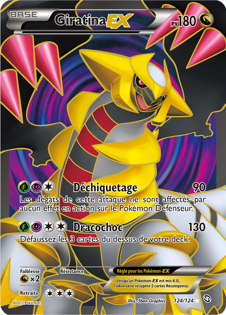 Giratina EX - NB Dragons Exaltés - 124 - EX Full Art