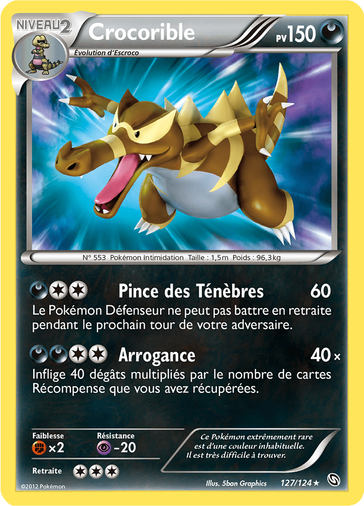 Crocorible - NB Dragons Exaltés - 127 - Shiny rare