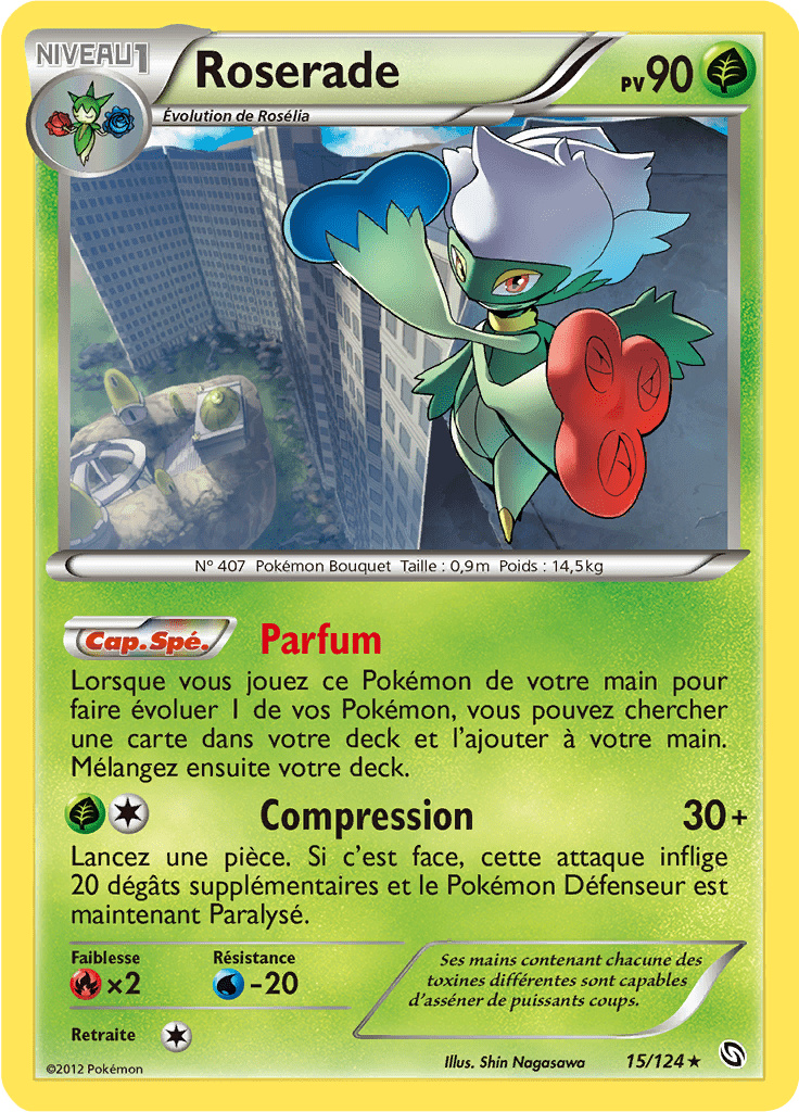 Roserade - NB Dragons Exaltés - 015 - Rare