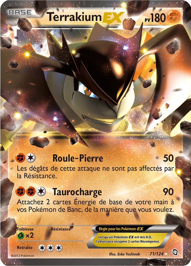 Terrakium EX - NB Dragons Exaltés - 071 - Holographique rare EX
