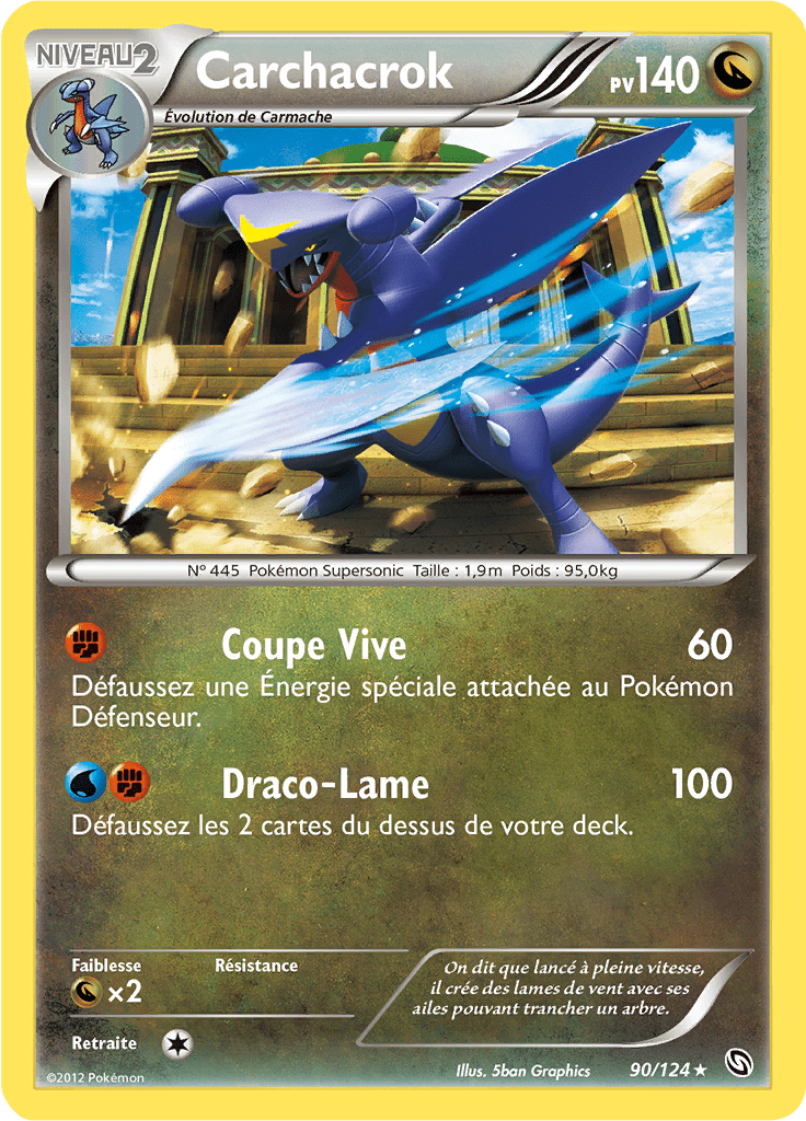 Carchacrok - NB Dragons Exaltés - 090 - Holographique rare