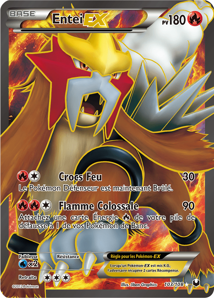 Entei EX - NB Explorateurs Obscurs - 103 - EX Full Art