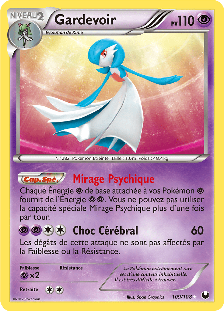 Gardevoir - NB Explorateurs Obscurs - 109 - Shiny rare