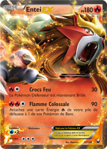 Entei EX - NB Explorateurs Obscurs - 013 - Holographique rare EX
