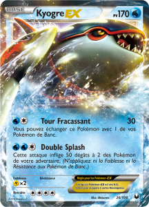 Kyogre EX - NB Explorateurs Obscurs - 026 - Holographique rare EX
