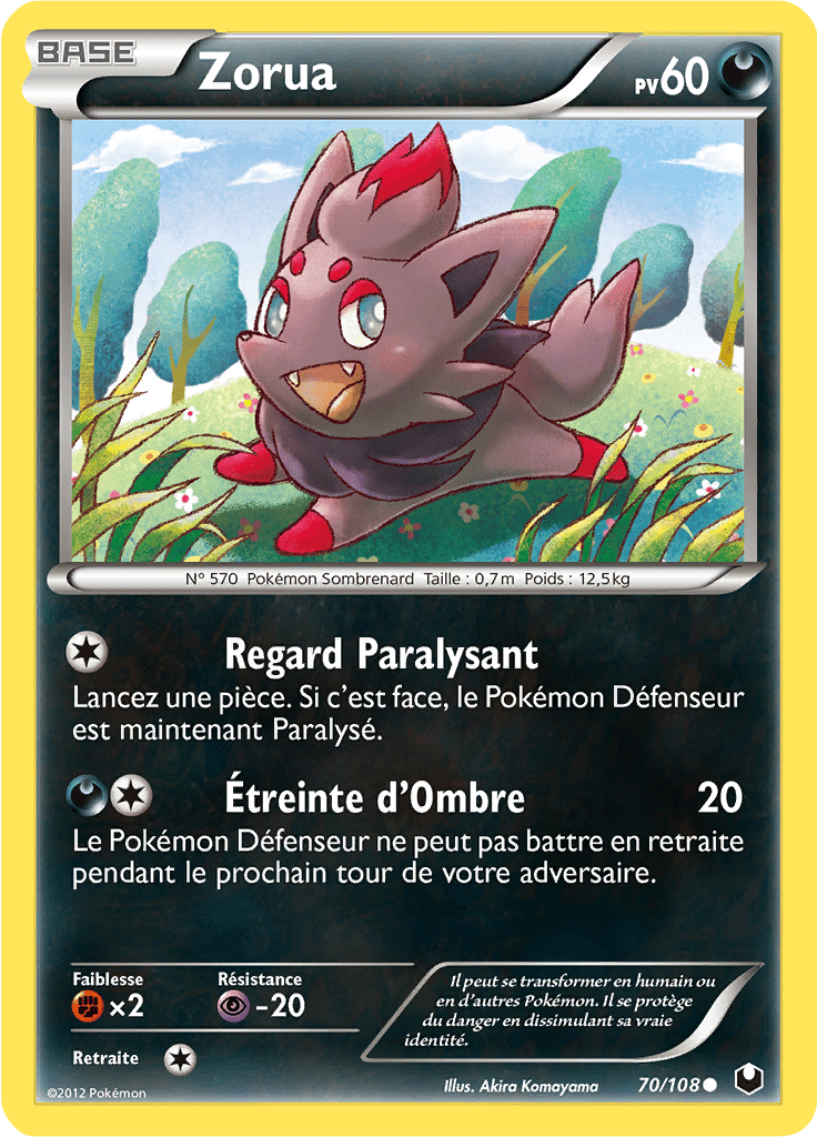 Zorua - NB Explorateurs Obscurs - 070 - Commune