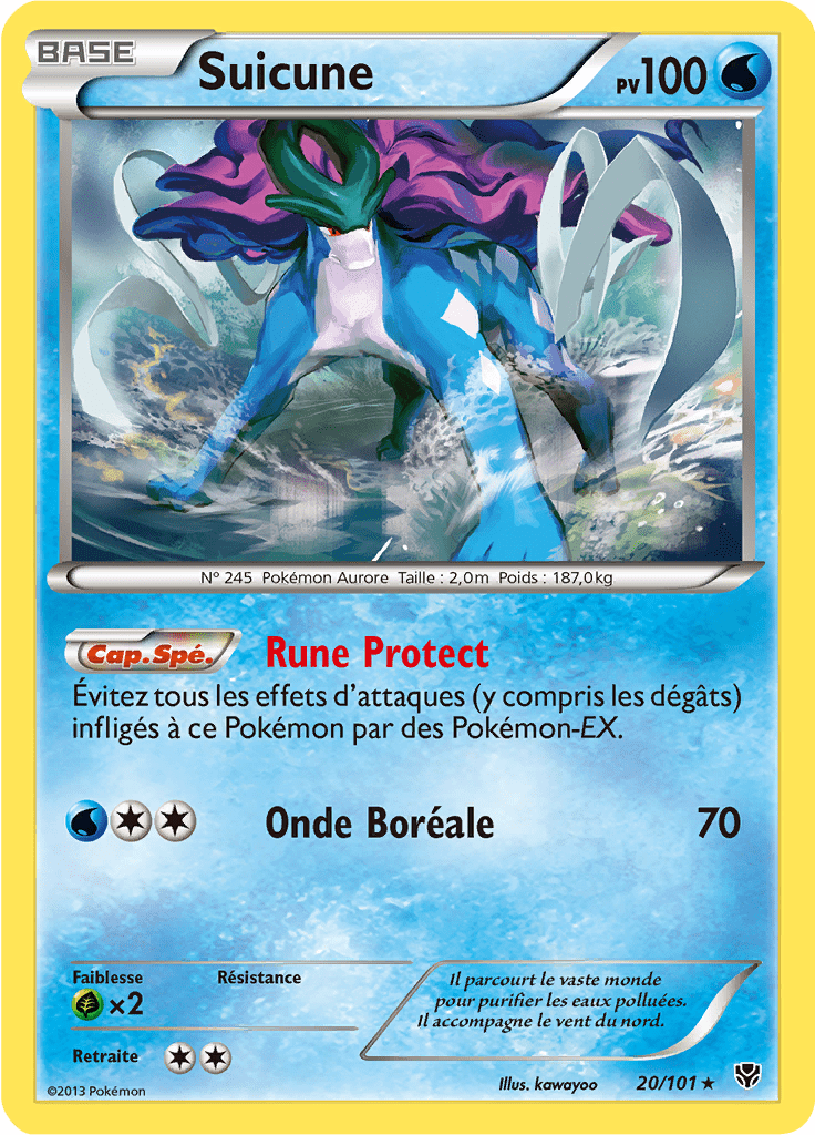 Suicune - NB Explosion Plasma - 020 - Rare