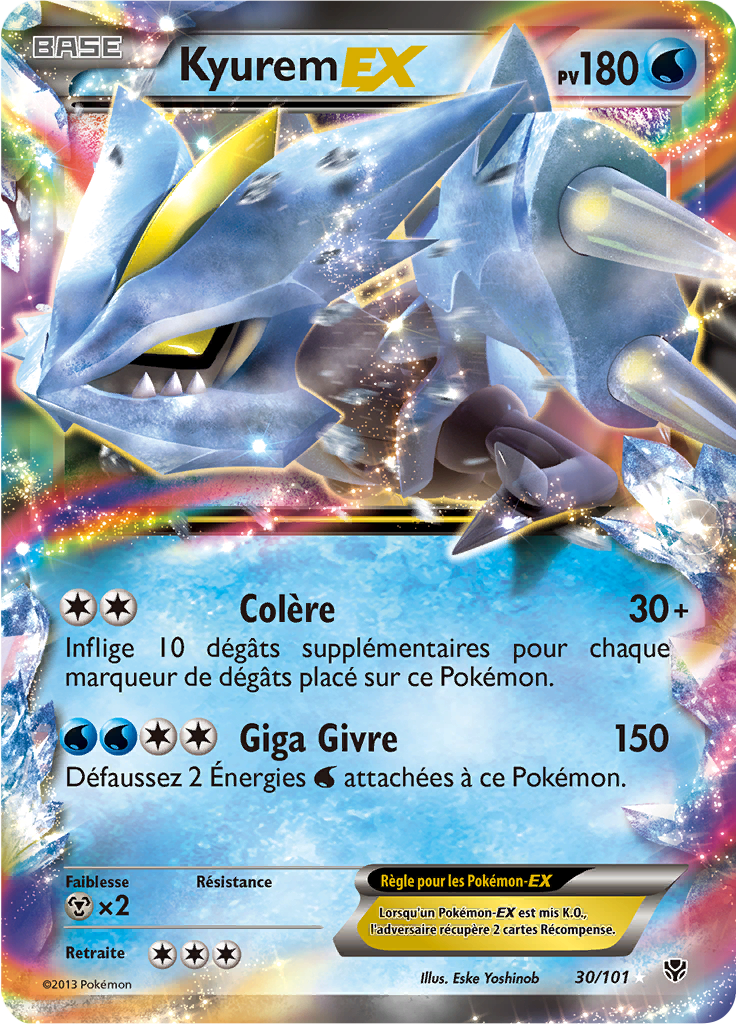 Kyurem EX - NB Explosion Plasma - 030 - Holographique rare EX