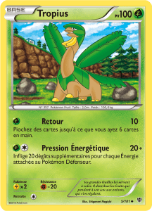 Tropius - NB Explosion Plasma - 005 - Peu commune
