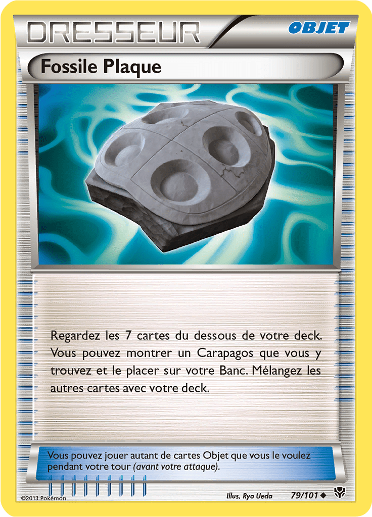 Fossile Plaque - NB Explosion Plasma - 079 - Peu commune