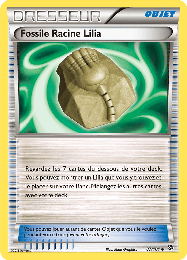 Fossile Racine Lilia - NB Explosion Plasma - 087 - Peu commune