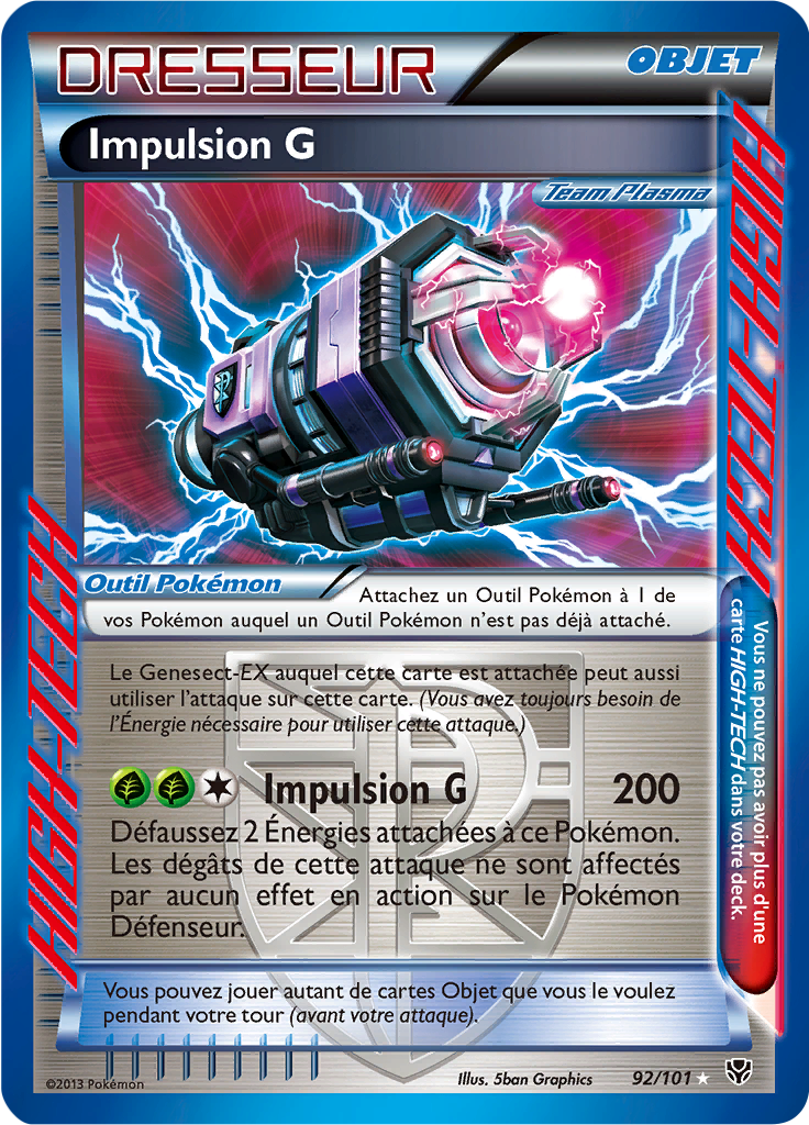 Impulsion G - NB Explosion Plasma - 092 - Rare HIGH-TECH