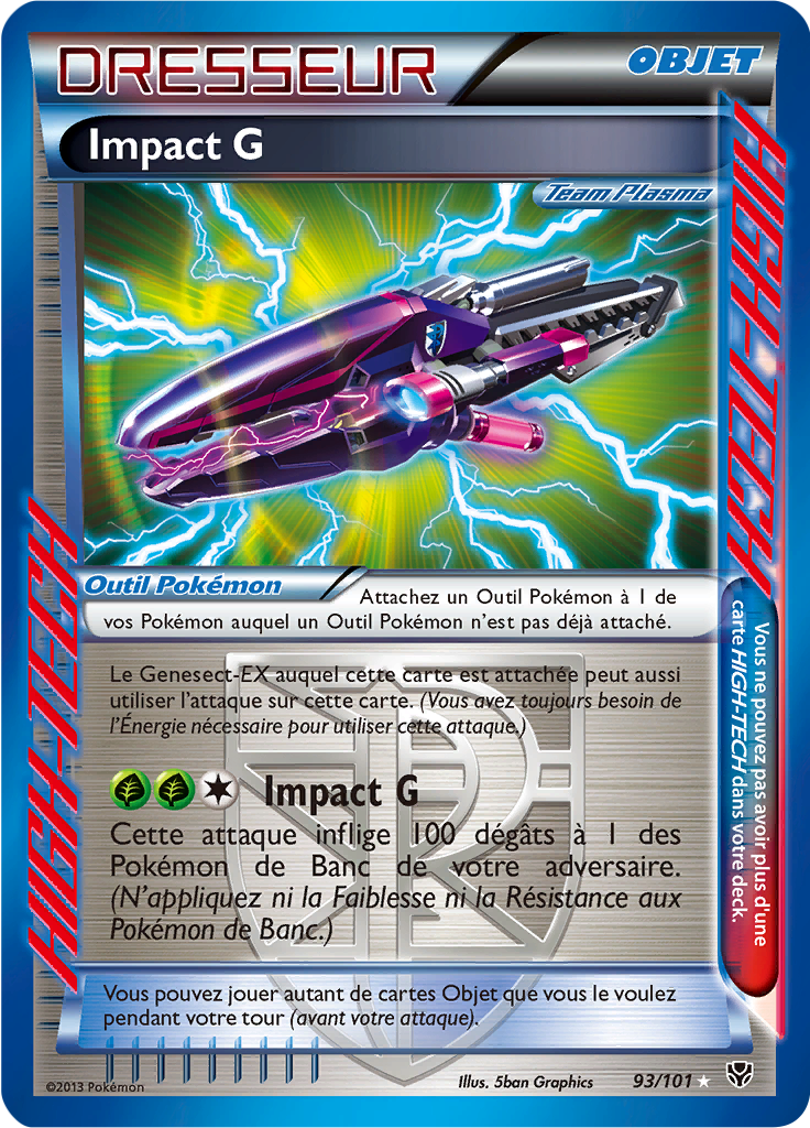 Impact G - NB Explosion Plasma - 093 - Rare HIGH-TECH