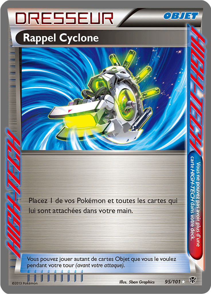 Rappel Cyclone - NB Explosion Plasma - 095 - Rare HIGH-TECH