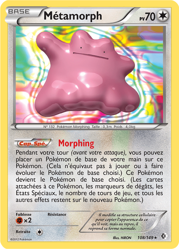 Métamorph - NB Frontières Franchies - 108 - Holographique rare