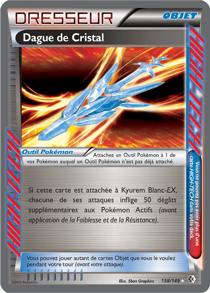 Dague de Cristal - NB Frontières Franchies - 138 - Rare HIGH-TECH