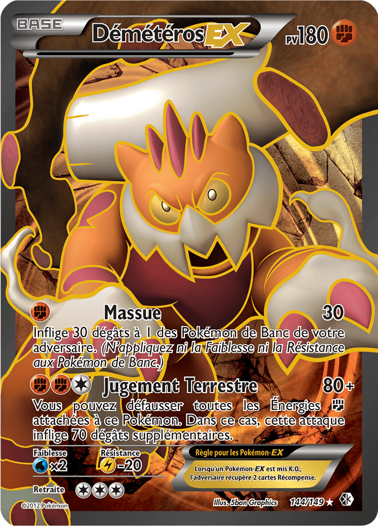 Démétéros EX - NB Frontières Franchies - 144 - EX Full Art