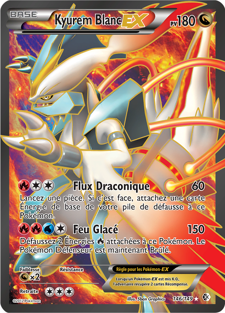 Kyurem Blanc EX - NB Frontières Franchies - 146 - EX Full Art