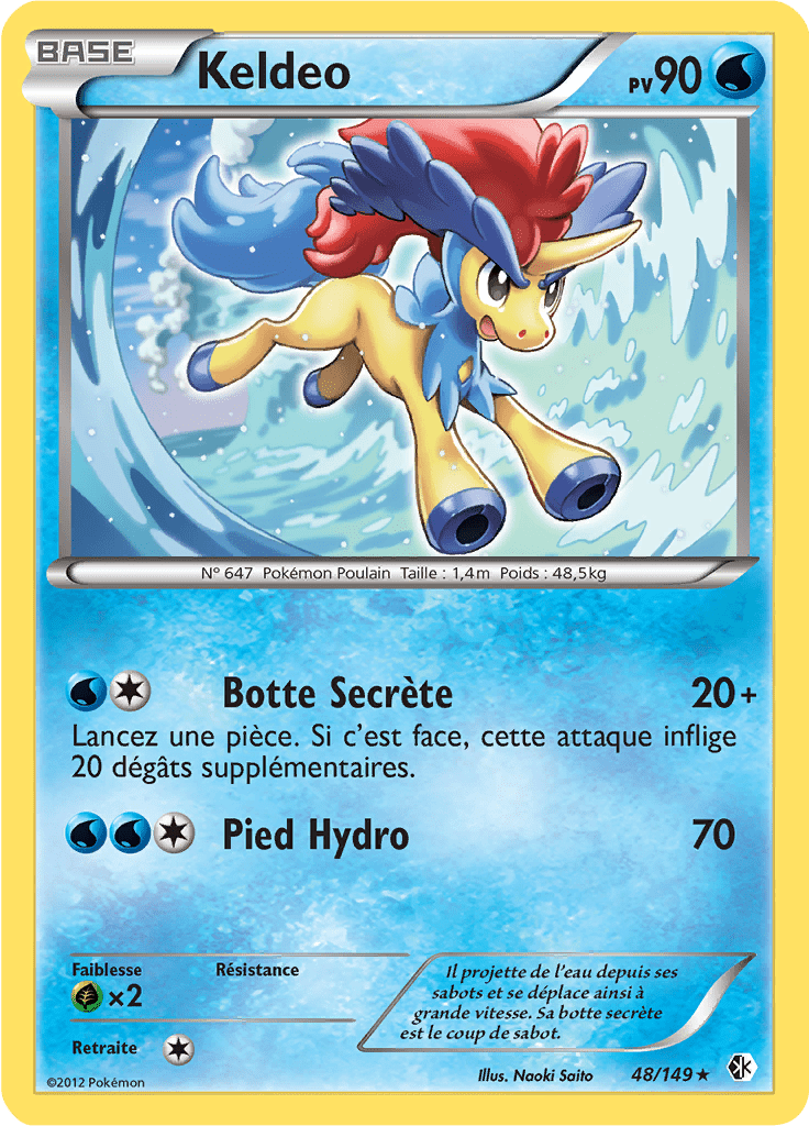 Keldeo - NB Frontières Franchies - 048 - Rare