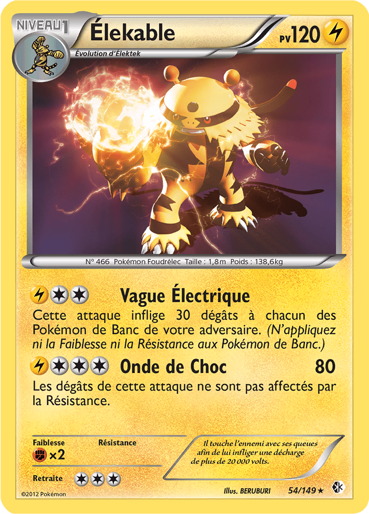 Élekable - NB Frontières Franchies - 054 - Holographique rare