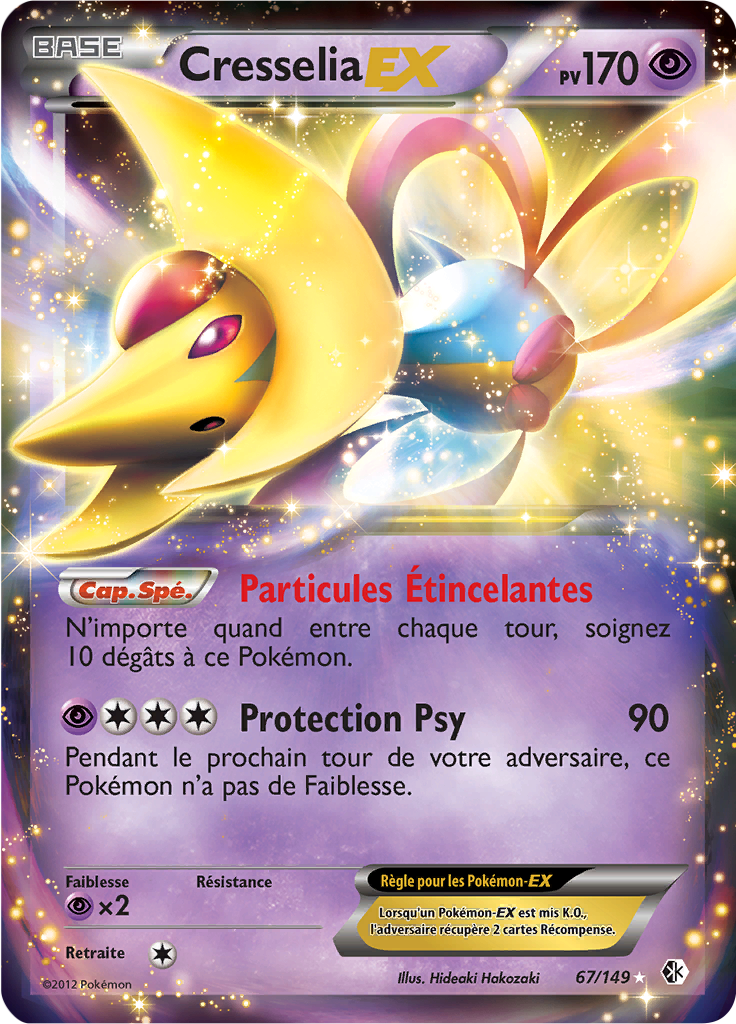 Cresselia EX - NB Frontières Franchies - 067 - Holographique rare EX