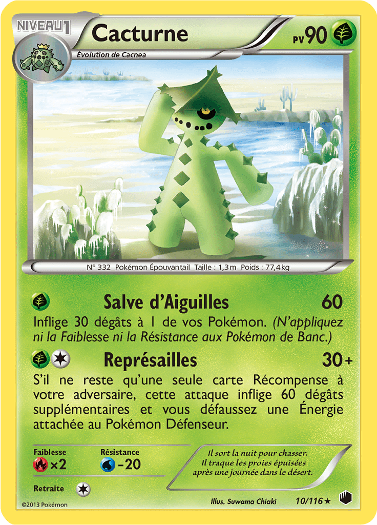 Cacturne - NB Glaciation Plasma - 010 - Peu commune