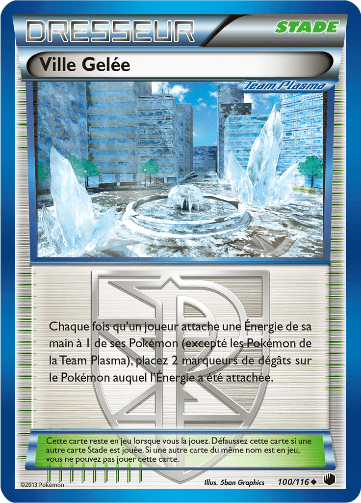 Ville Glacée - NB Glaciation Plasma - 100 - Peu commune
