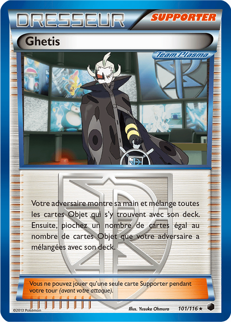 Ghetis - NB Glaciation Plasma - 101 - Holographique rare