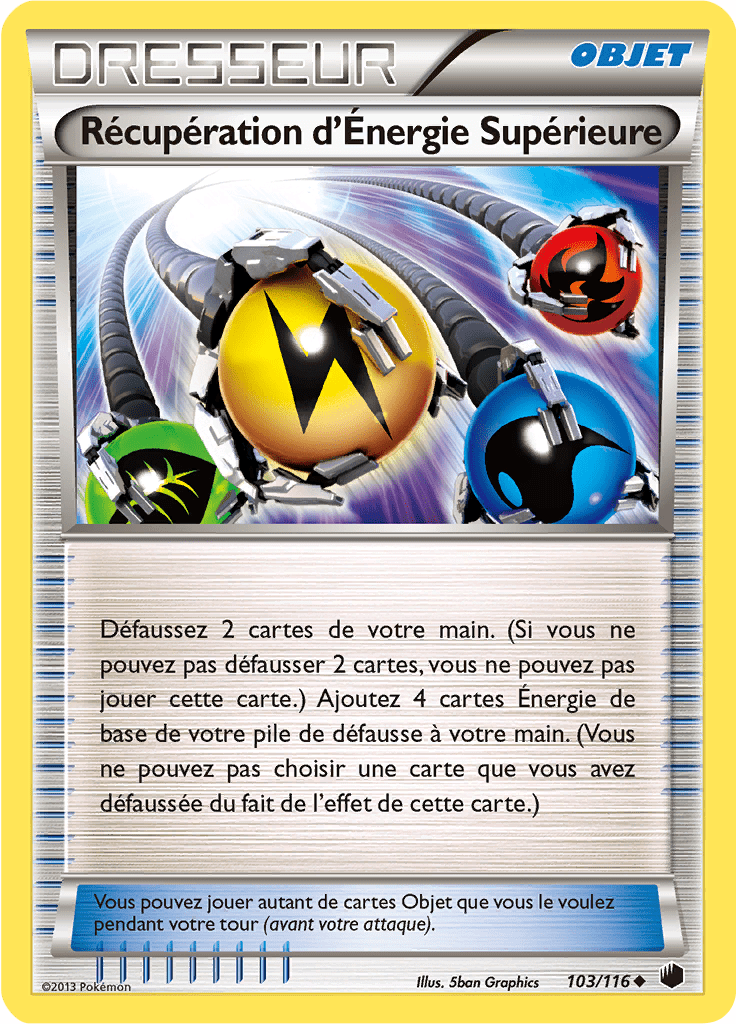 Récupération d'Énergie Supérieure - NB Glaciation Plasma - 103 - Peu commune