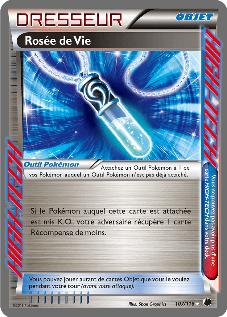 Rosée de Vie - NB Glaciation Plasma - 107 - Rare HIGH-TECH