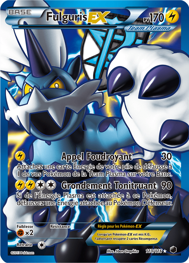 Fulguris EX - NB Glaciation Plasma - 110 - EX Full Art
