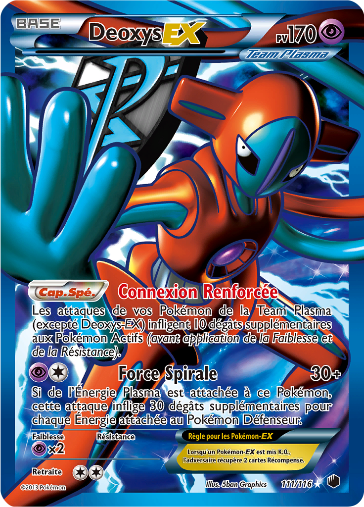 Deoxys EX - NB Glaciation Plasma - 111 - EX Full Art