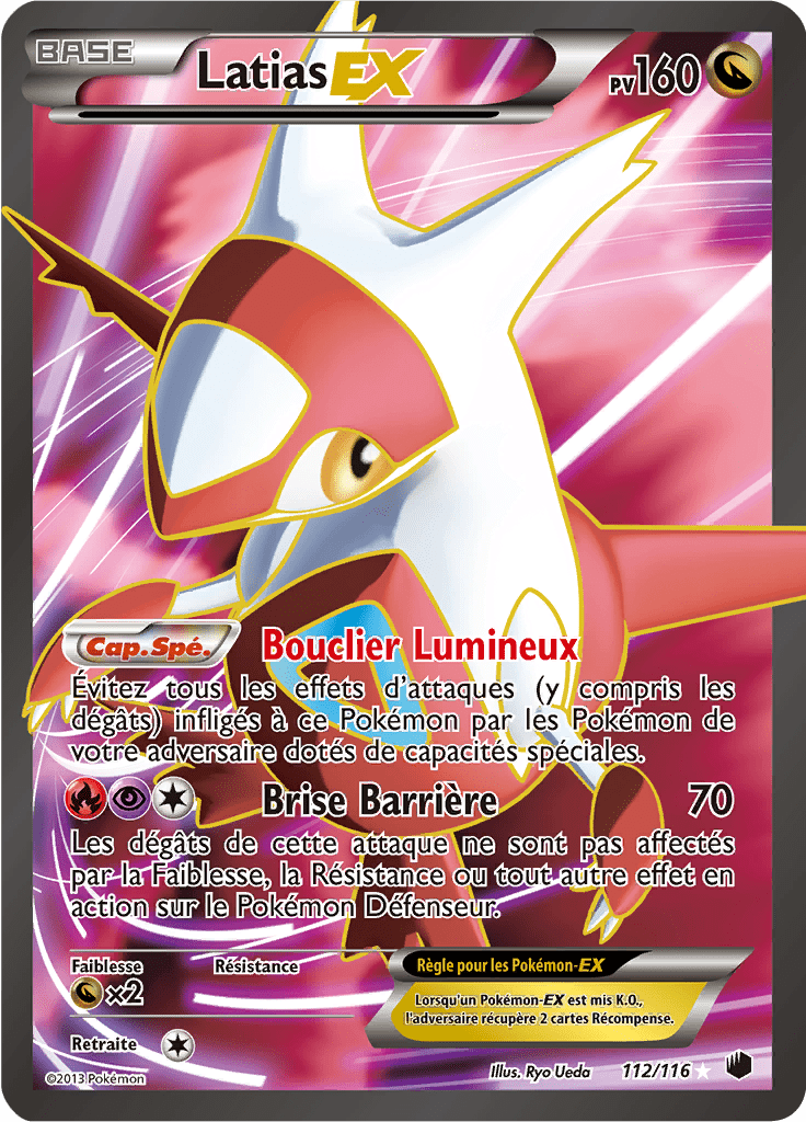 Latias EX - NB Glaciation Plasma - 112 - EX Full Art