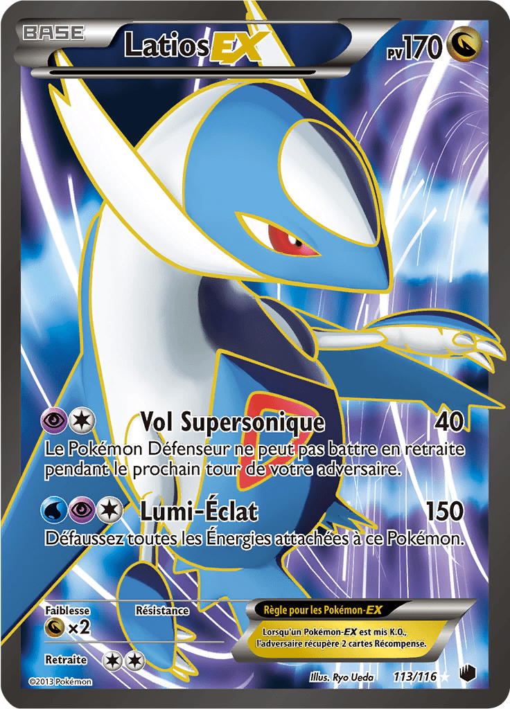 Latios EX - NB Glaciation Plasma - 113 - EX Full Art