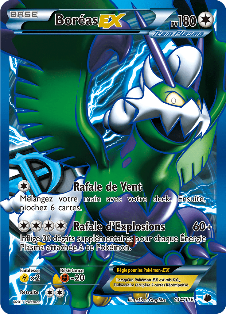 Boréas EX - NB Glaciation Plasma - 114 - EX Full Art