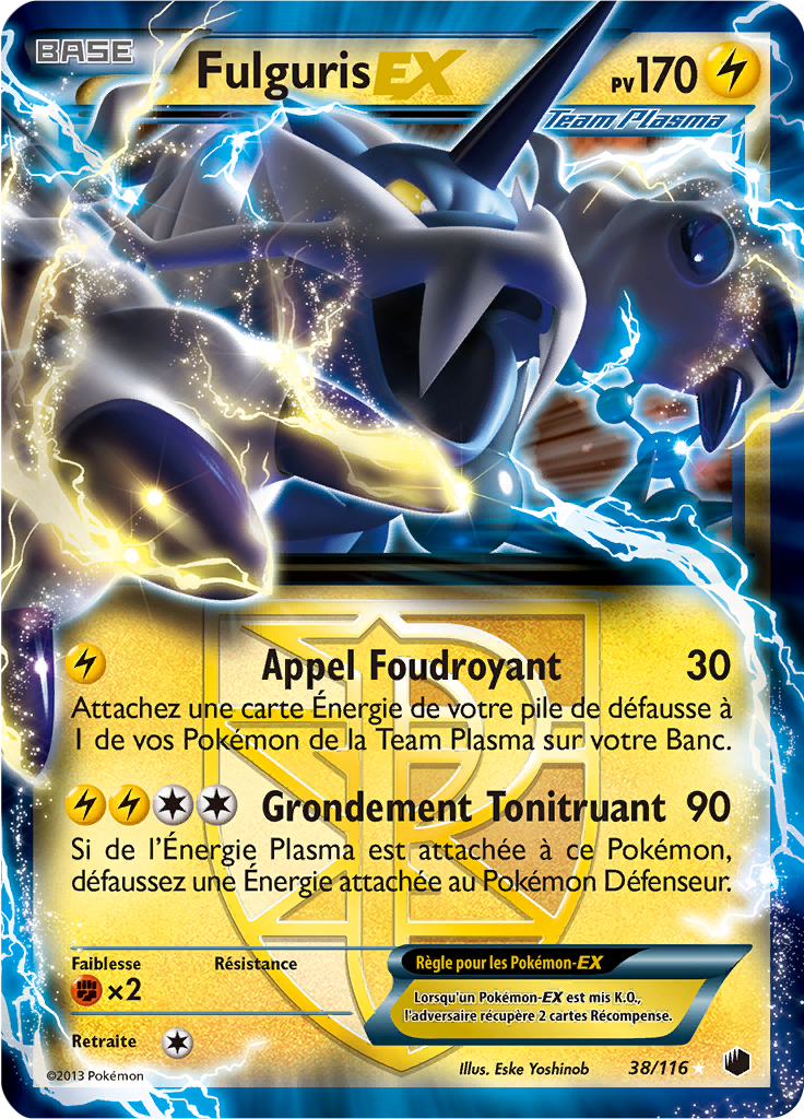 Fulguris EX - NB Glaciation Plasma - 038 - Holographique rare EX