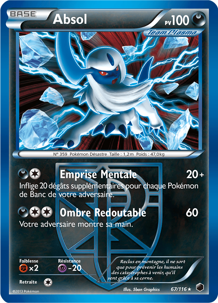 Absol - NB Glaciation Plasma - 067 - Holographique rare