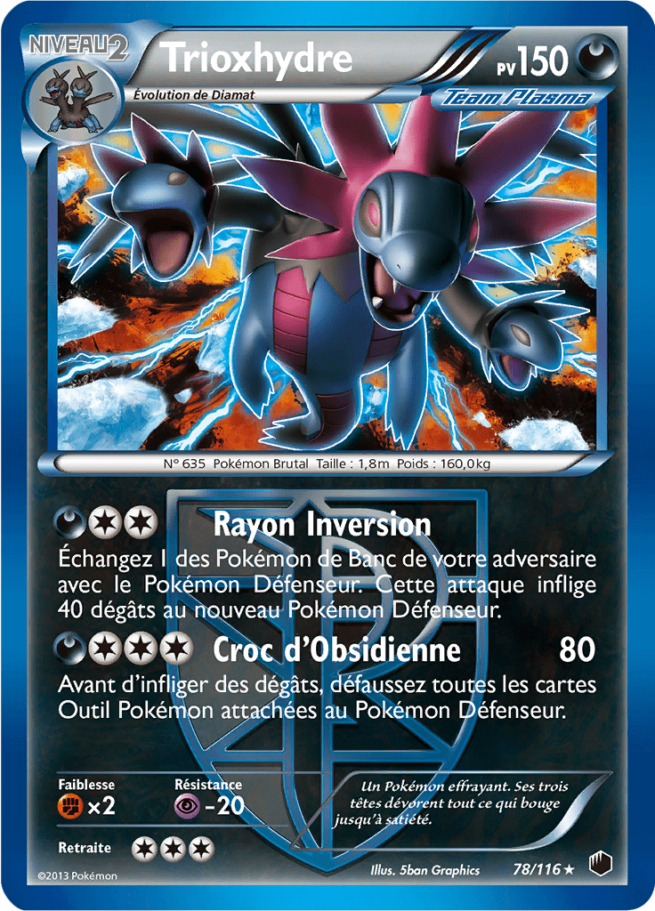 Trioxhydre - NB Glaciation Plasma - 078 - Holographique rare