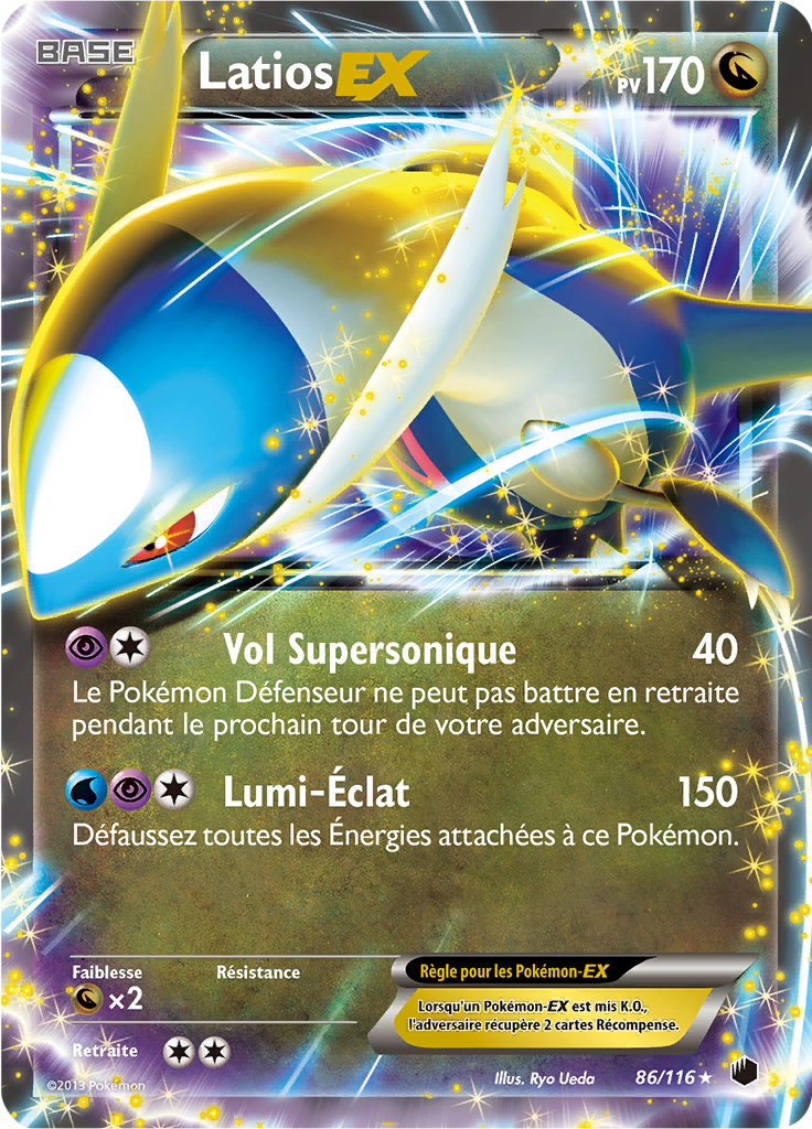 Latios EX - NB Glaciation Plasma - 086 - Holographique rare EX