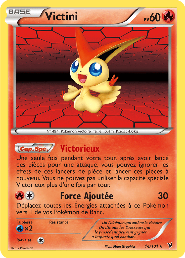 Victini - NB Nobles Victoires - 014 - Holographique rare