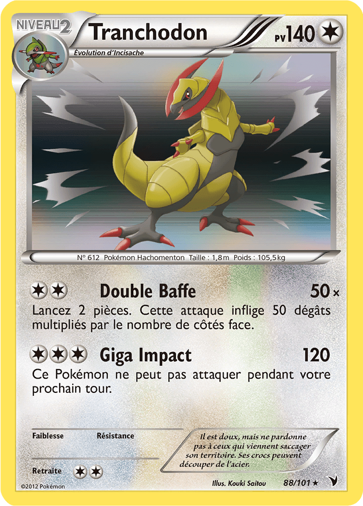 Tranchodon - NB Nobles Victoires - 088 - Holographique rare