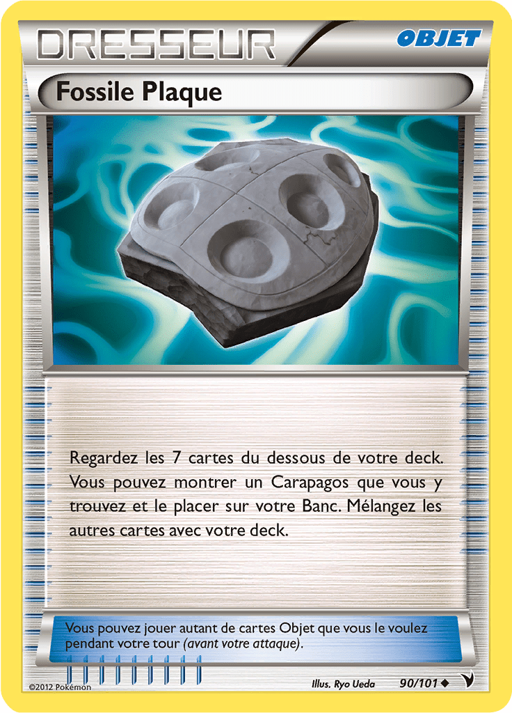 Fossile Plaque - NB Nobles Victoires - 090 - Peu commune