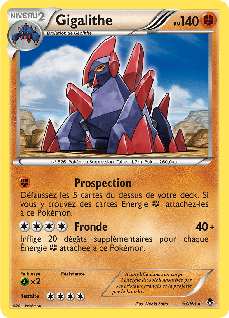 Gigalithe - NB Pouvoirs Émergents - 053 - Rare