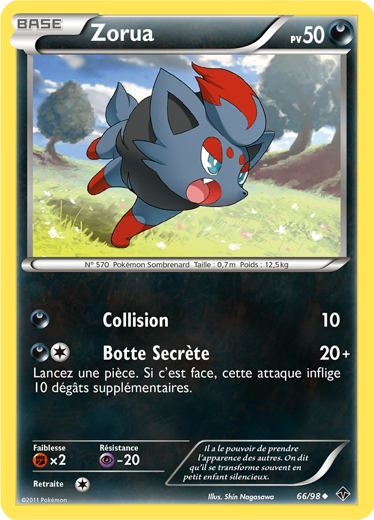 Zorua - NB Pouvoirs Émergents - 066 - Peu commune