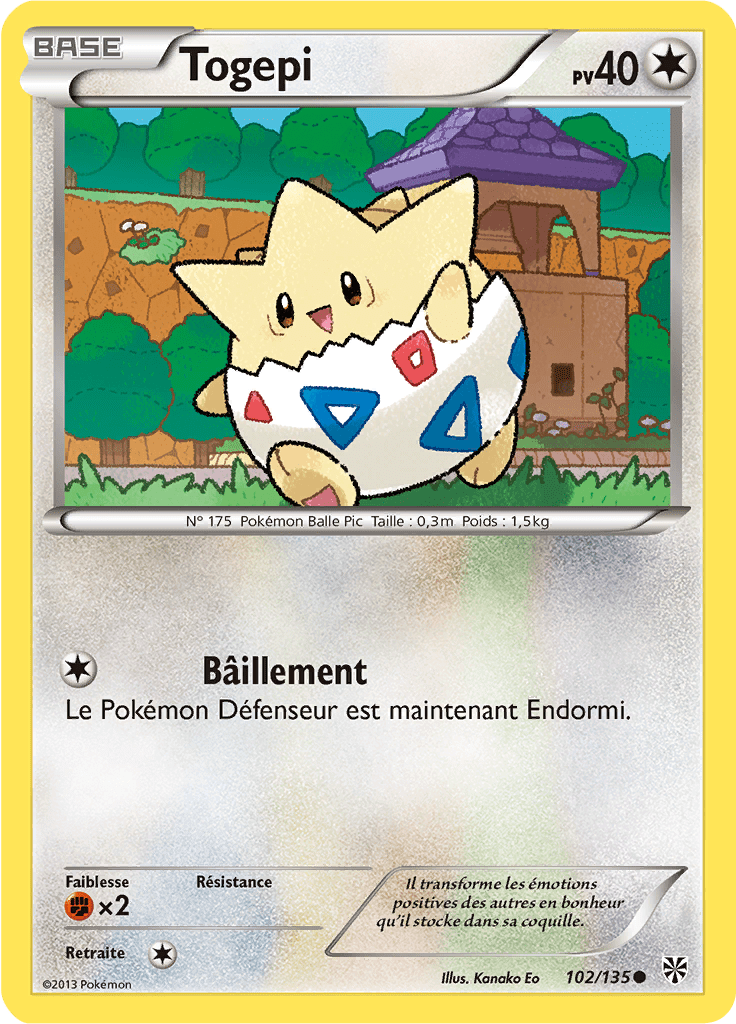 Togepi - NB Tempête Plasma - 102 - Commune