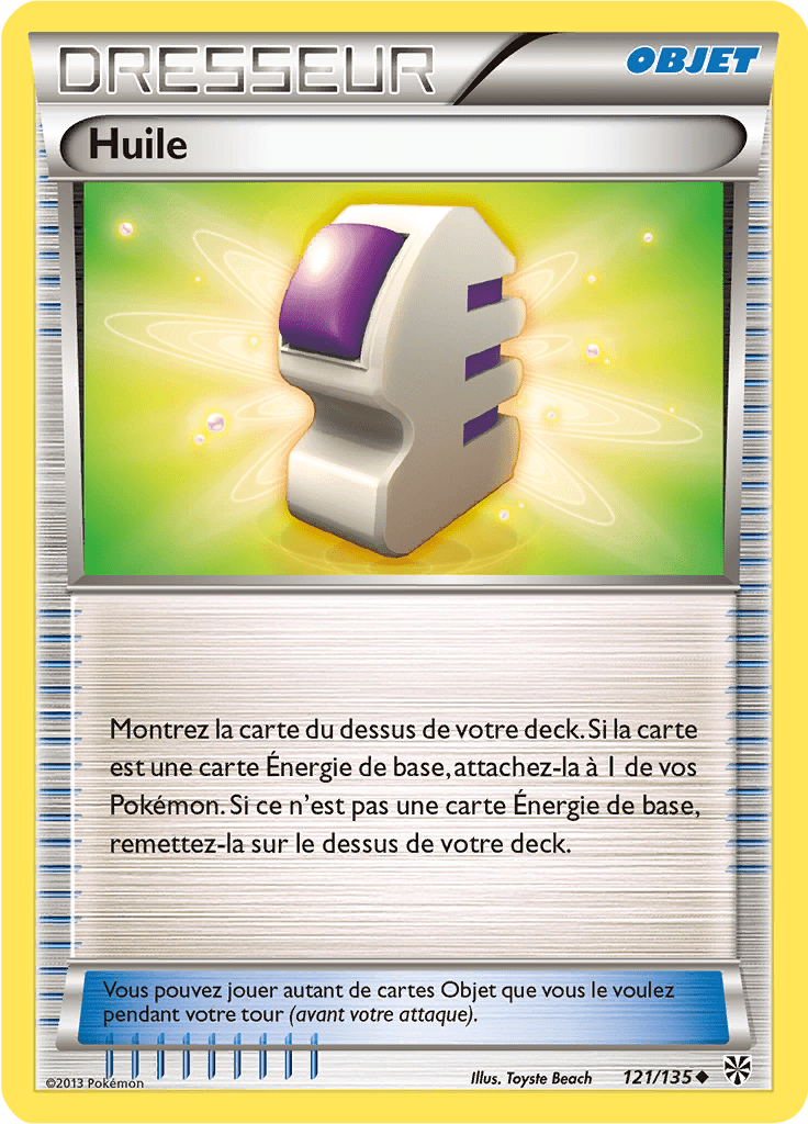 Huile - NB Tempête Plasma - 121 - Peu commune