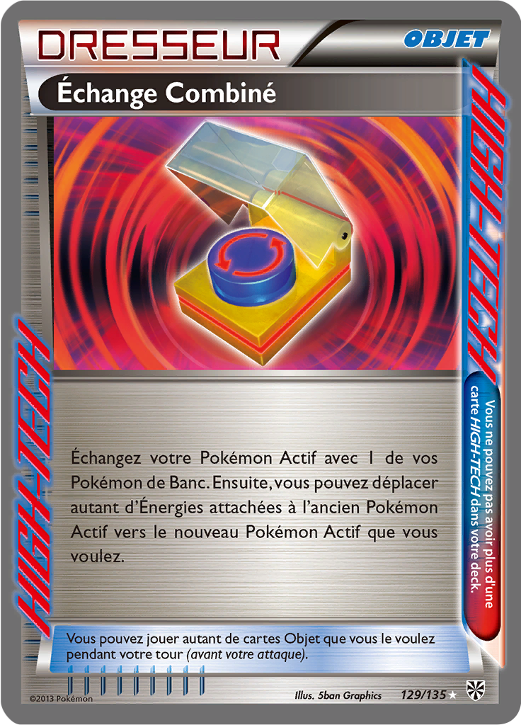 Échange Combiné - NB Tempête Plasma - 129 - Rare HIGH-TECH