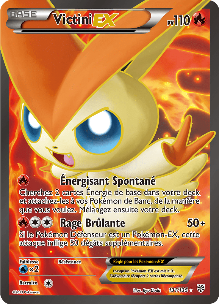 Victini EX - NB Tempête Plasma - 131 - EX Full Art